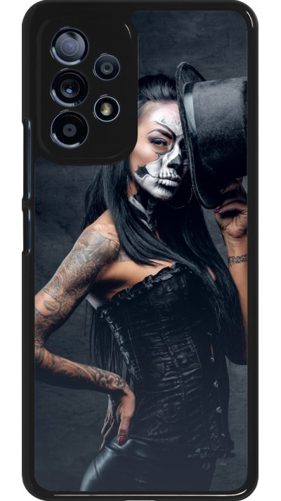 Samsung Galaxy A53 5G Case Hülle - Halloween 22 Tattooed Girl