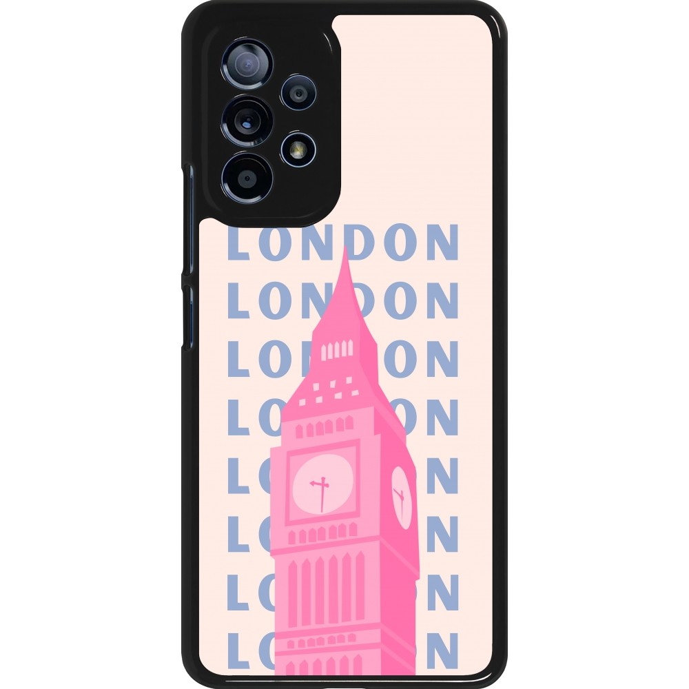 Samsung Galaxy A53 5G Case Hülle - London Pink Print