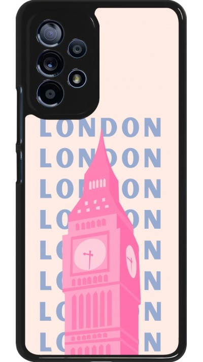 Samsung Galaxy A53 5G Case Hülle - London Pink Print