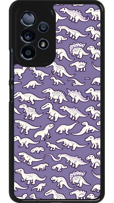 Samsung Galaxy A53 5G Case Hülle - Mini-Dino-Muster violett