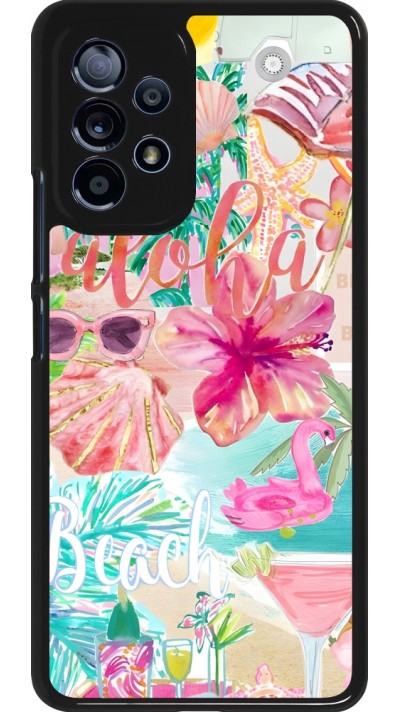 Samsung Galaxy A53 5G Case Hülle - Preppy Collage Aloha