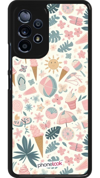 Samsung Galaxy A53 5G Case Hülle - Sommer Pink Muster