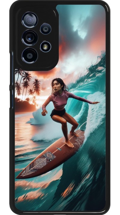 Samsung Galaxy A53 5G Case Hülle - Surferin aus Bali