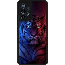 Samsung Galaxy A53 5G Case Hülle - Tiger Blue Red