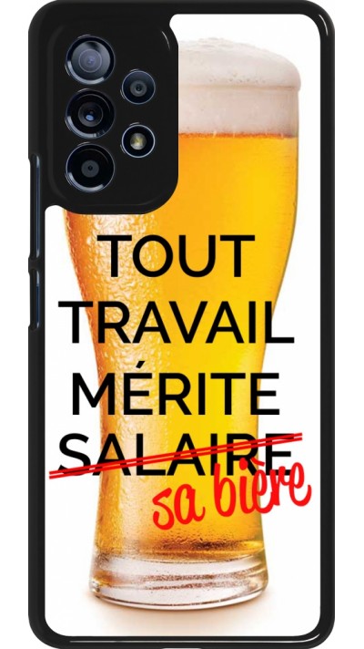 Samsung Galaxy A53 5G Case Hülle - Tout travail mérite sa bière