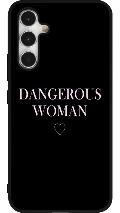 Samsung Galaxy A54 Case Hülle - Silikon schwarz Dangerous woman