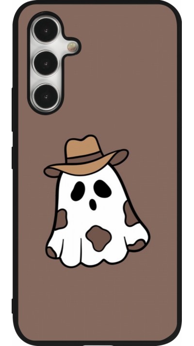 Coque Samsung Galaxy A54 5G - Silicone rigide noir Halloween 2024 cowboy ghost