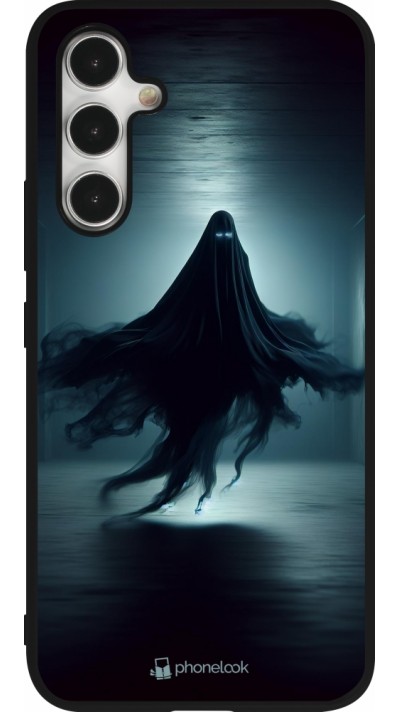 Coque Samsung Galaxy A54 5G - Silicone rigide noir Halloween 2024 Spectral Shadow