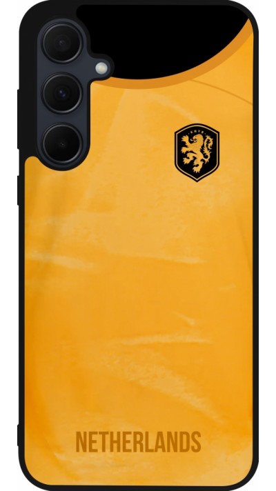 Samsung Galaxy A55 5G Case Hülle - Silikon schwarz Holland 2022 personalisierbares Fußballtrikot