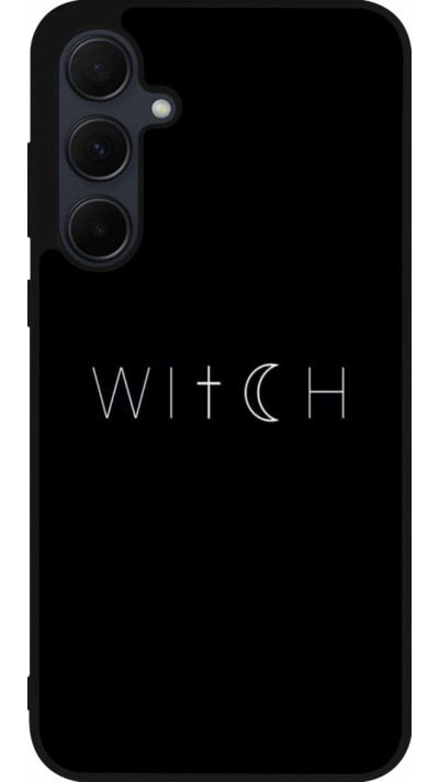 Samsung Galaxy A55 5G Case Hülle - Silikon schwarz Halloween 22 witch word