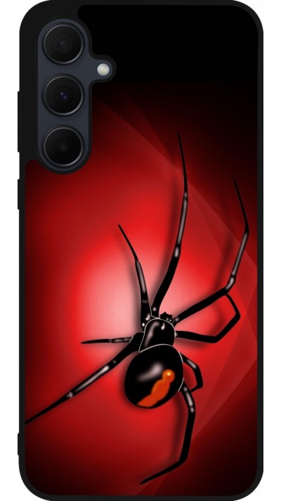 Samsung Galaxy A55 5G Case Hülle - Silikon schwarz Halloween 2023 spider black widow