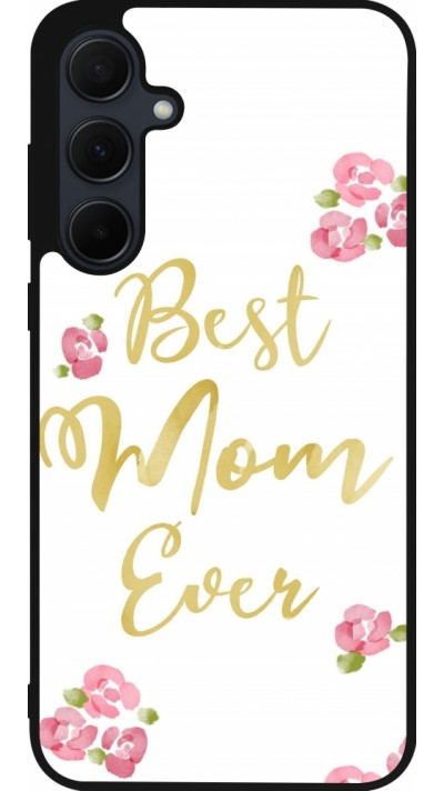 Samsung Galaxy A55 5G Case Hülle - Silikon schwarz Mom 2024 best Mom ever