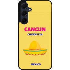 Coque Samsung Galaxy A55 5G - Silicone rigide noir Pop Summer Destination Cancun