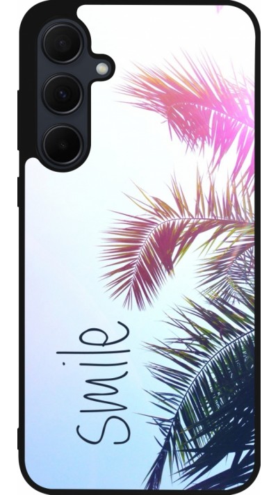 Samsung Galaxy A55 5G Case Hülle - Silikon schwarz Smile 05