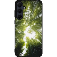 Samsung Galaxy A55 5G Case Hülle - Silikon schwarz Spring 23 forest blue sky