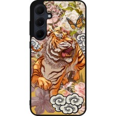 Samsung Galaxy A55 5G Case Hülle - Silikon schwarz Spring 23 japanese tiger