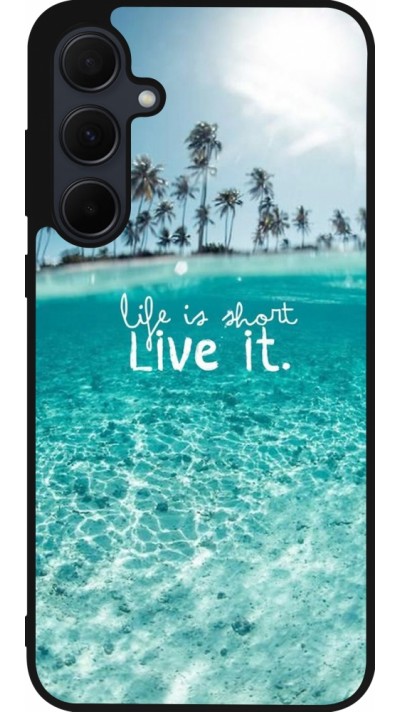 Samsung Galaxy A55 5G Case Hülle - Silikon schwarz Summer 18 24