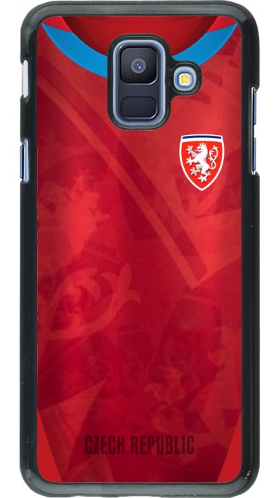Samsung Galaxy A6 Case Hülle - Tschechische Republik personalisierbares Fussballtrikot