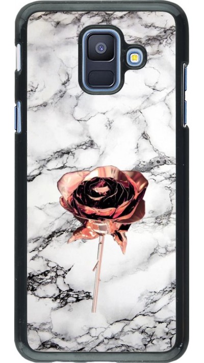 Hülle Samsung Galaxy A6 - Marble Rose Gold