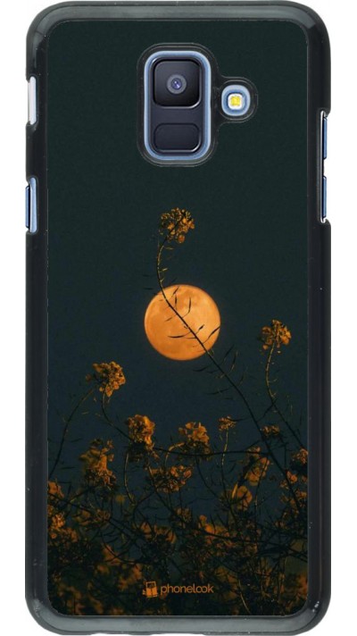 Hülle Samsung Galaxy A6 - Moon Flowers