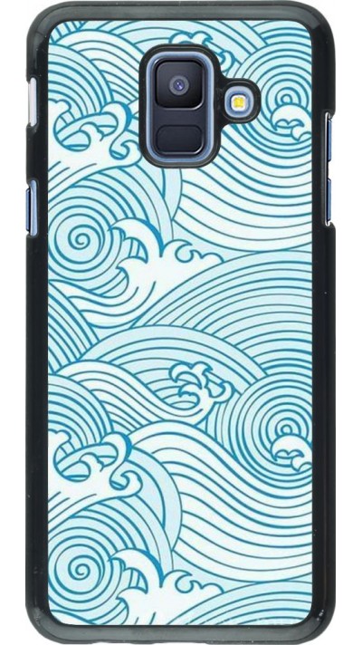 Hülle Samsung Galaxy A6 - Ocean Waves