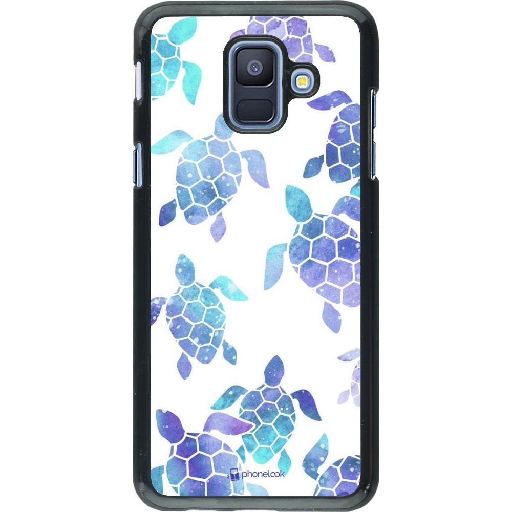 Hülle Samsung Galaxy A6 - Turtles pattern watercolor