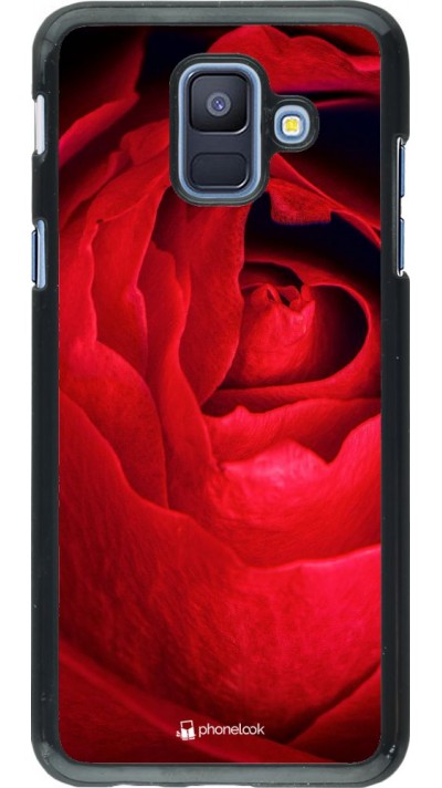 Coque Samsung Galaxy A6 - Valentine 2022 Rose