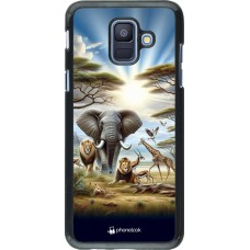 Samsung Galaxy A6 Case Hülle - Afrikanisches Wildleben