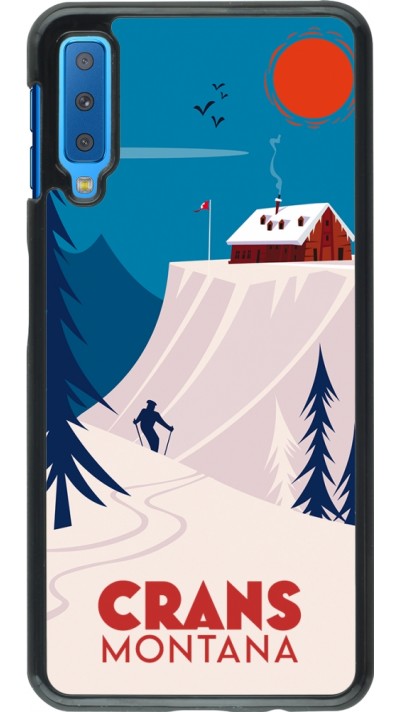 Samsung Galaxy A7 Case Hülle - Crans-Montana Cabane