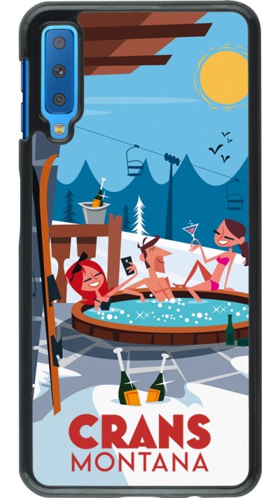 Samsung Galaxy A7 Case Hülle - Crans-Montana Mountain Jacuzzi