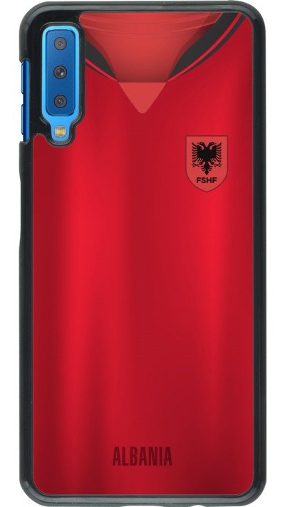 Samsung Galaxy A7 Case Hülle - Albanien personalisierbares Fussballtrikot