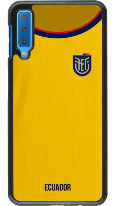 Samsung Galaxy A7 Case Hülle - Ecuador 2022 Fußballtrikot