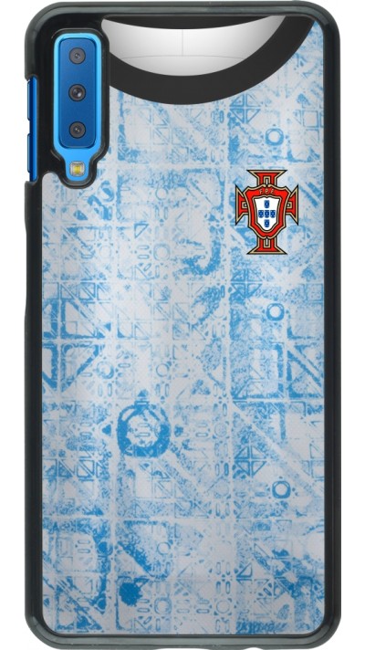 Samsung Galaxy A7 Case Hülle - Portugal Away personalisierbares Fussballtrikot