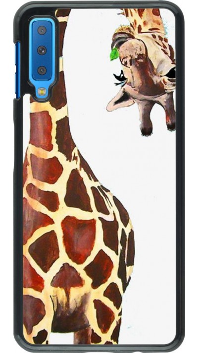 Hülle Samsung Galaxy A7 - Giraffe Fit