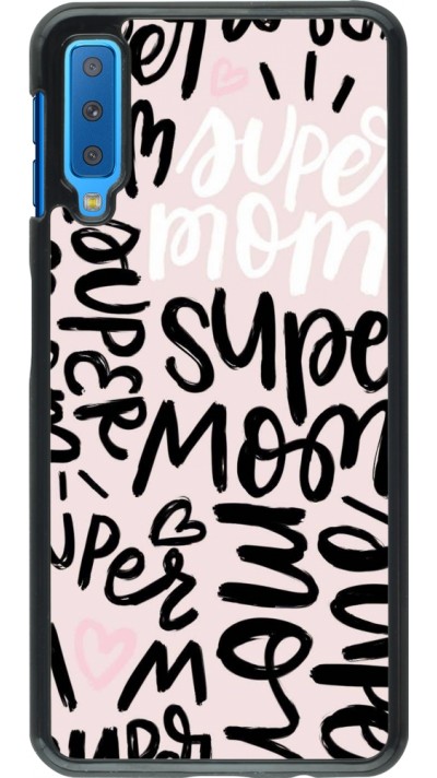 Samsung Galaxy A7 Case Hülle - Mom 2024 Super mom