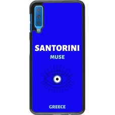 Samsung Galaxy A7 Case Hülle - Pop Summer Destination Santorini