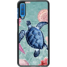 Samsung Galaxy A7 Case Hülle - Preppy Turtle