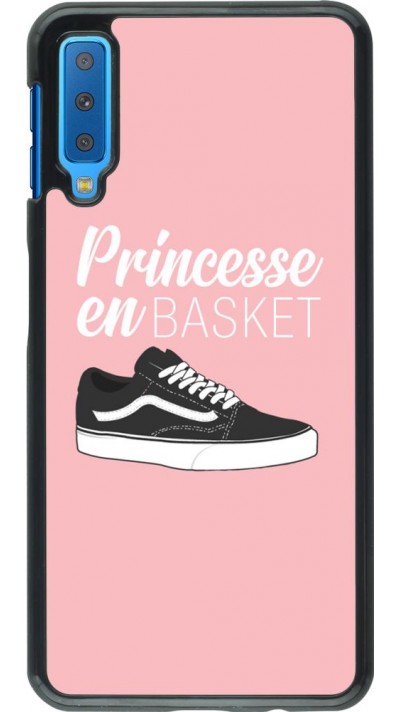 Hülle Samsung Galaxy A7 - princesse en basket