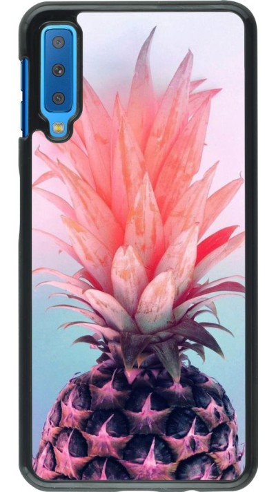 Hülle Samsung Galaxy A7 - Purple Pink Pineapple