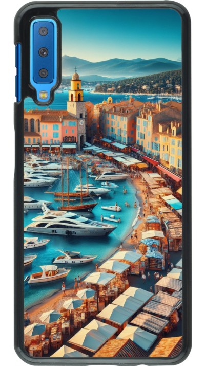 Samsung Galaxy A7 Case Hülle - Saint-Tropez Strand