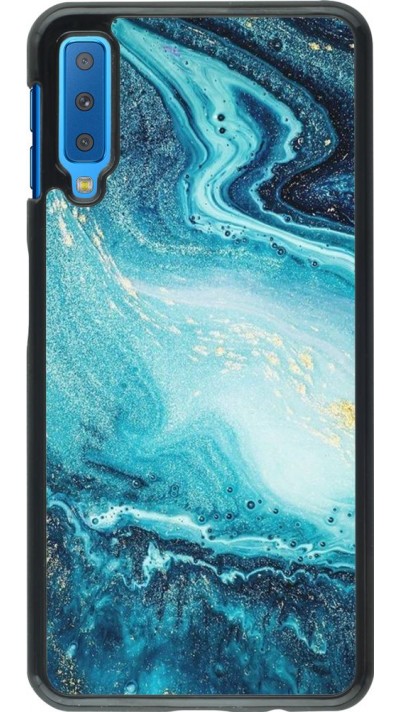 Hülle Samsung Galaxy A7 - Sea Foam Blue