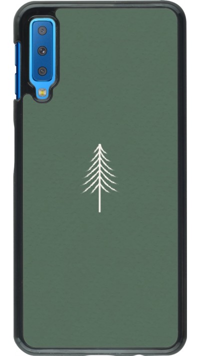 Samsung Galaxy A7 Case Hülle - Christmas 22 minimalist tree