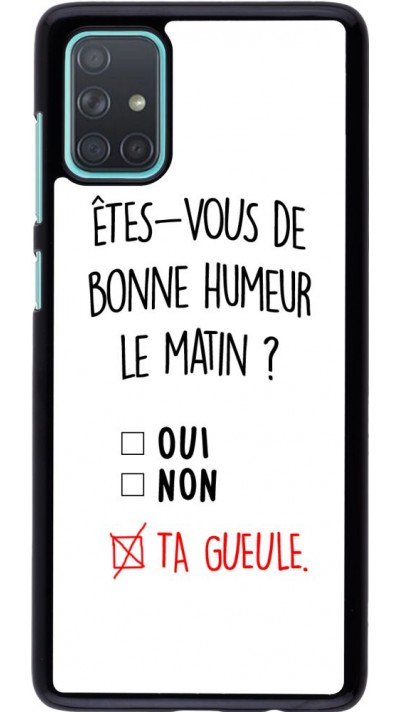 Hülle Samsung Galaxy A71 - Bonne humeur matin