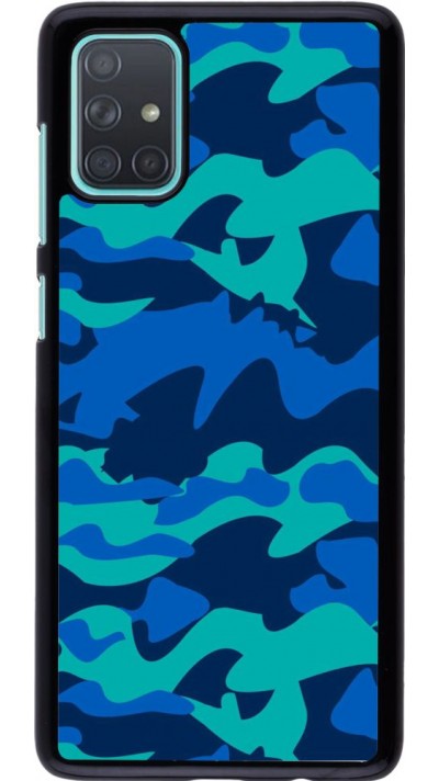 Hülle Samsung Galaxy A71 - Camo Blue