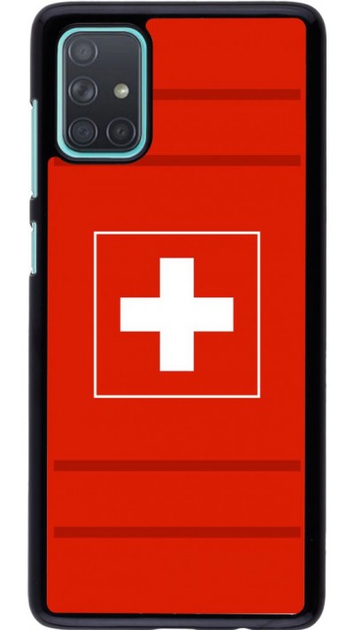 Hülle Samsung Galaxy A71 - Euro 2020 Switzerland