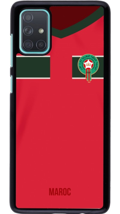 Samsung Galaxy A71 Case Hülle - Marokko 2022 personalisierbares Fussballtrikot