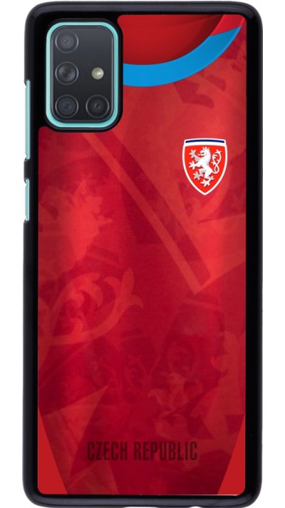 Samsung Galaxy A71 Case Hülle - Tschechische Republik personalisierbares Fussballtrikot