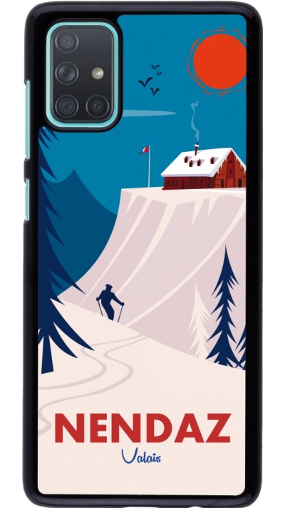 Samsung Galaxy A71 Case Hülle - Nendaz Cabane Ski