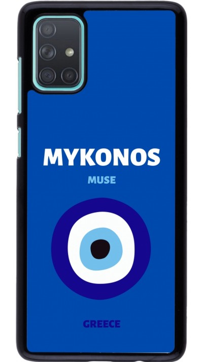 Samsung Galaxy A71 Case Hülle - Pop Summer Destination Mykonos