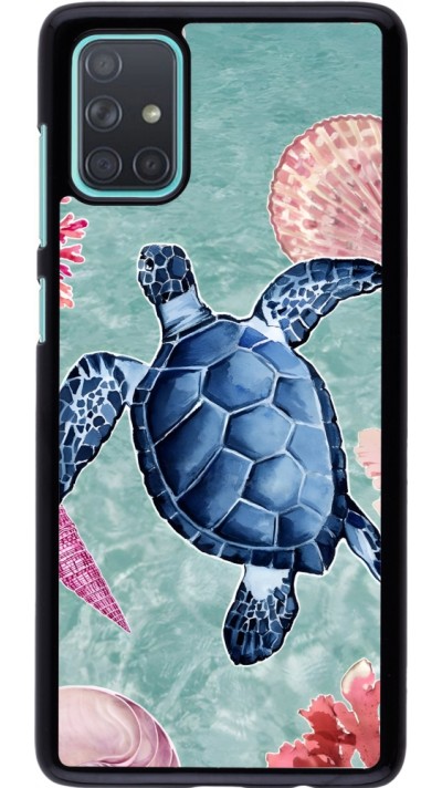 Samsung Galaxy A71 Case Hülle - Preppy Turtle